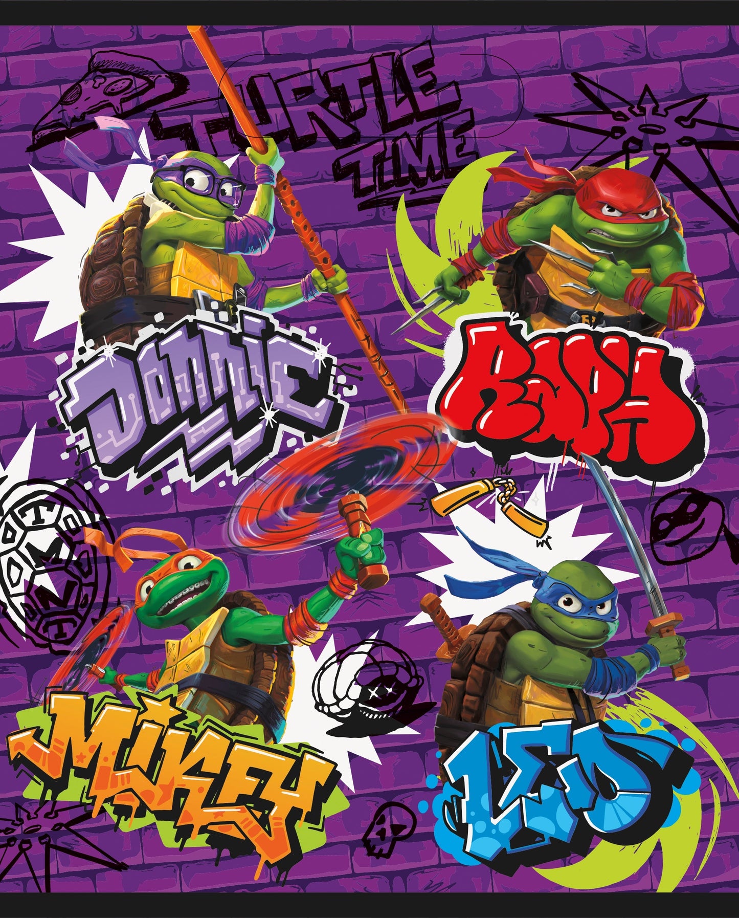 TMNT Mayhem Loot Favor Bags by Unique from Instaballoons