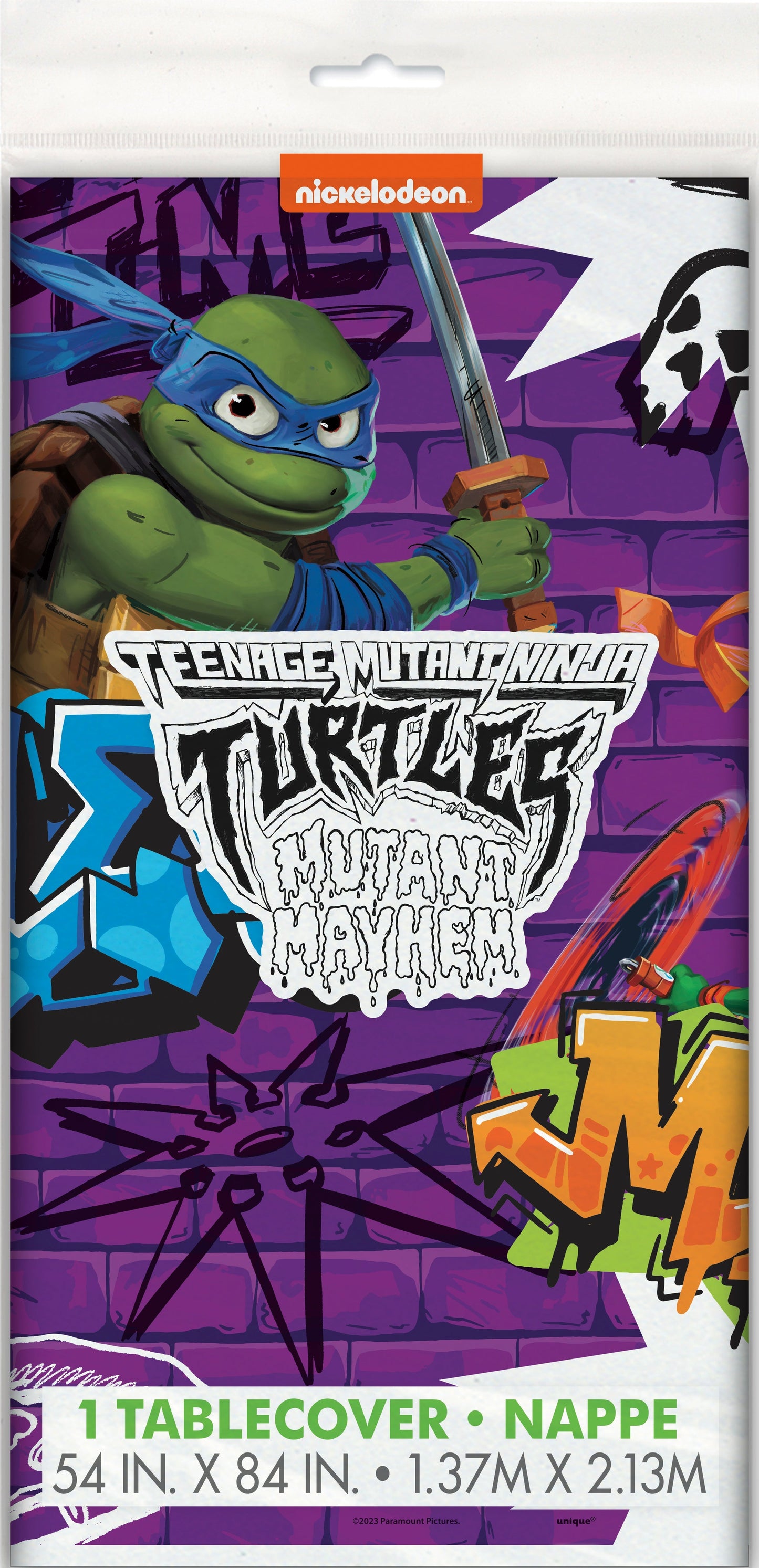 TMNT Mayhem Table Cover by Unique from Instaballoons