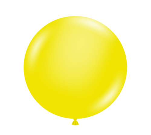 Tuftex Latex Crystal Yellow 17″ Latex Balloons (50 count)