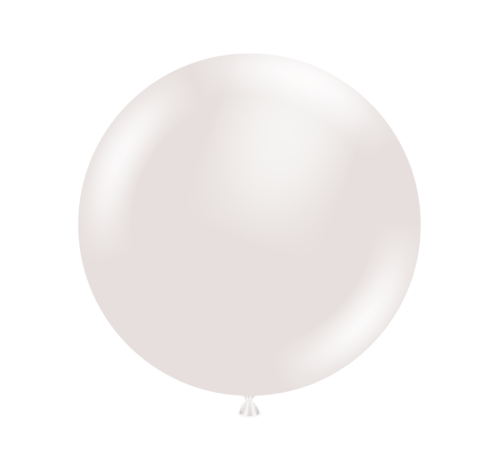 Tuftex Latex Sugar Pearl White 24″ Latex Balloons (3 count)