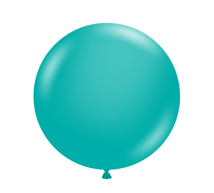 Tuftex Latex Teal 24″ Latex Balloons (3 count)