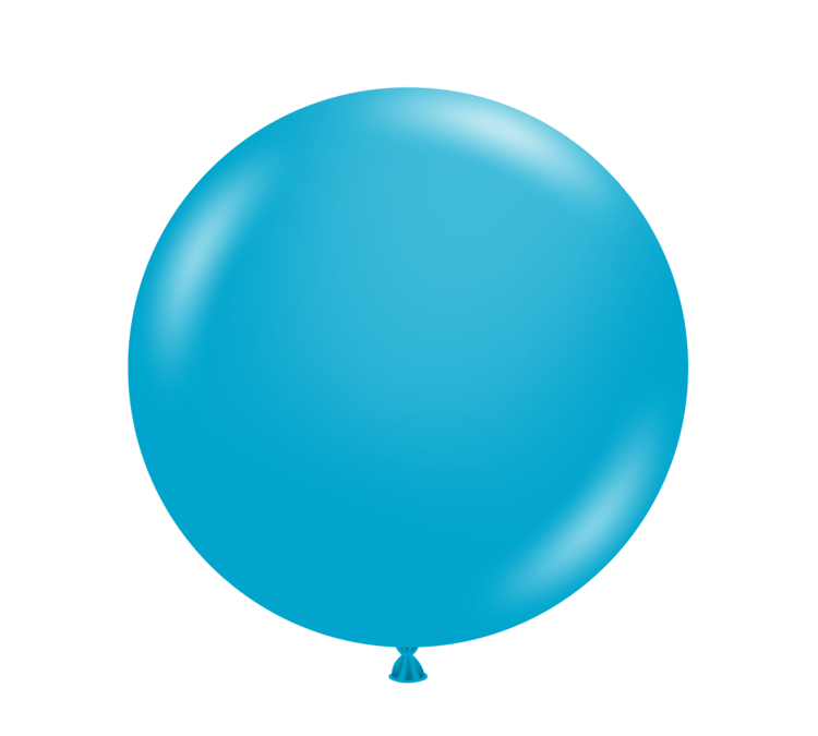 Tuftex Latex Turquoise 24″ Latex Balloons (3 count)