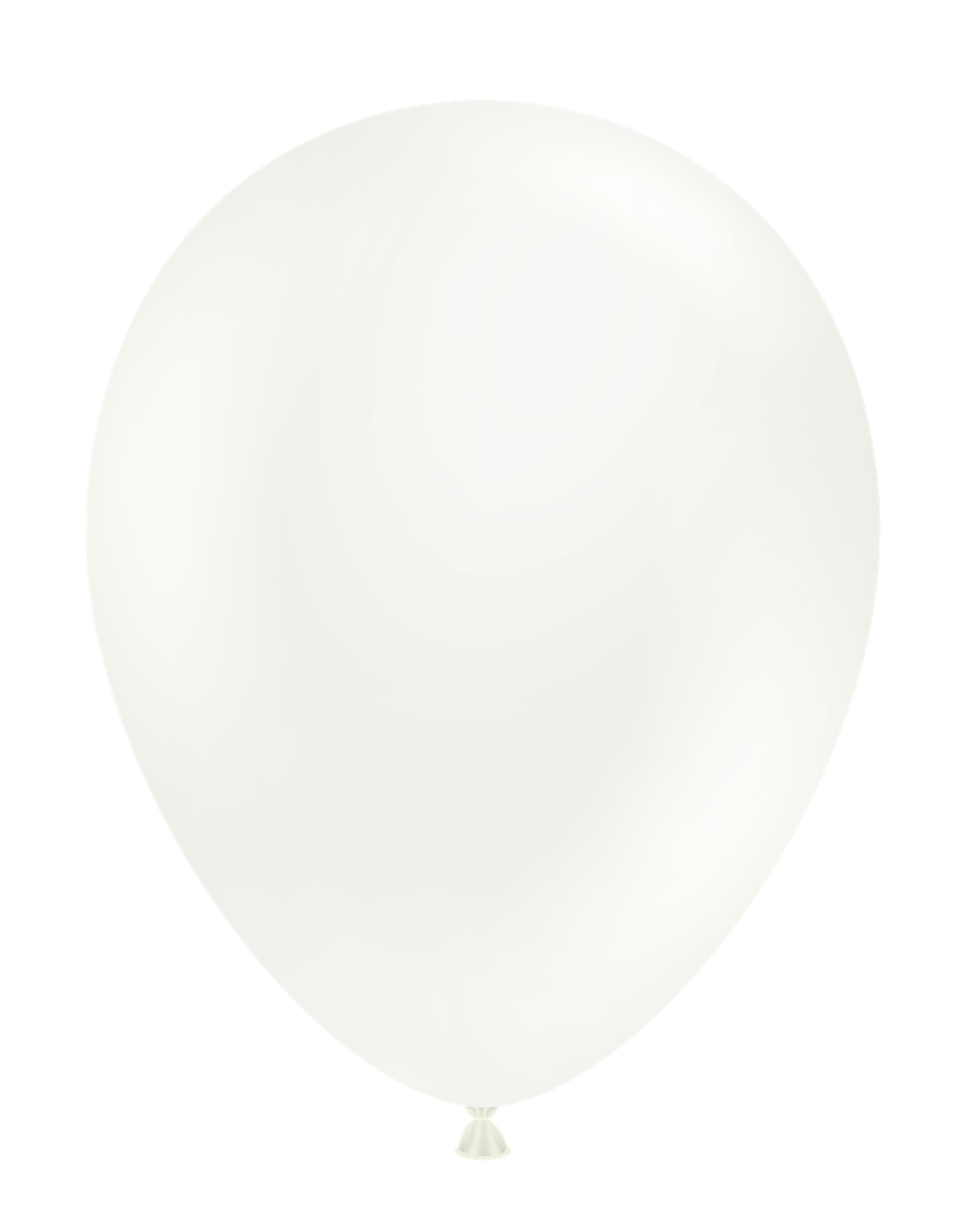 White 9″ Latex Balloons