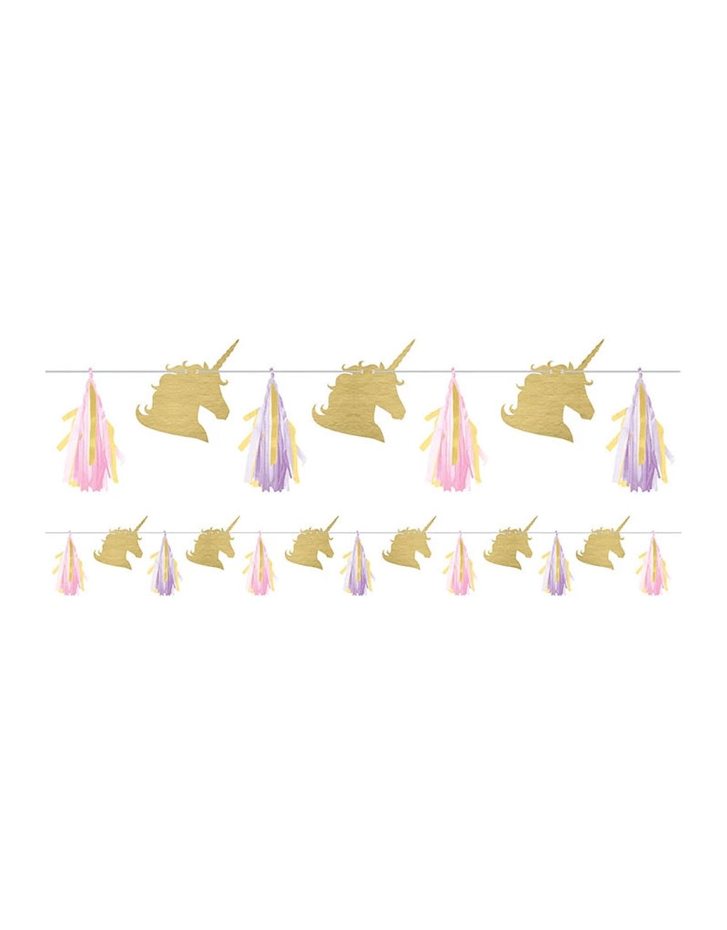 Unicorn Sparkle Tsl Garland 5′ Foil Balloon by Convergram from Instaballoons