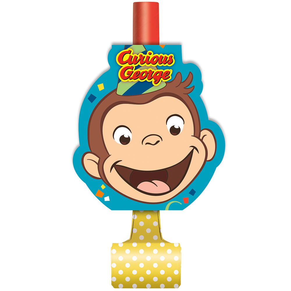 Curious George Blowouts (8 Pk)