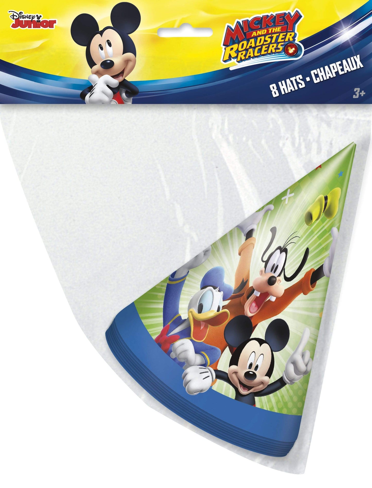 Unique Disney Mickey Roadster Party Hats (8 count)