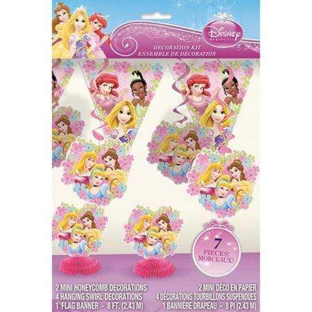 Unique Party Supplies 7pc Princess Decoration Kit (7 count)
