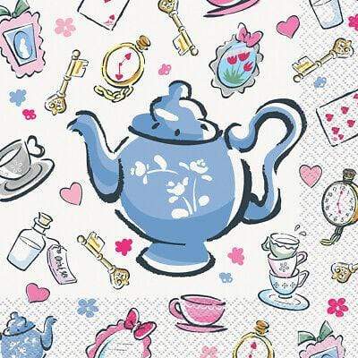 Unique Party Supplies Alice in Wonderland Napkin (16 count)