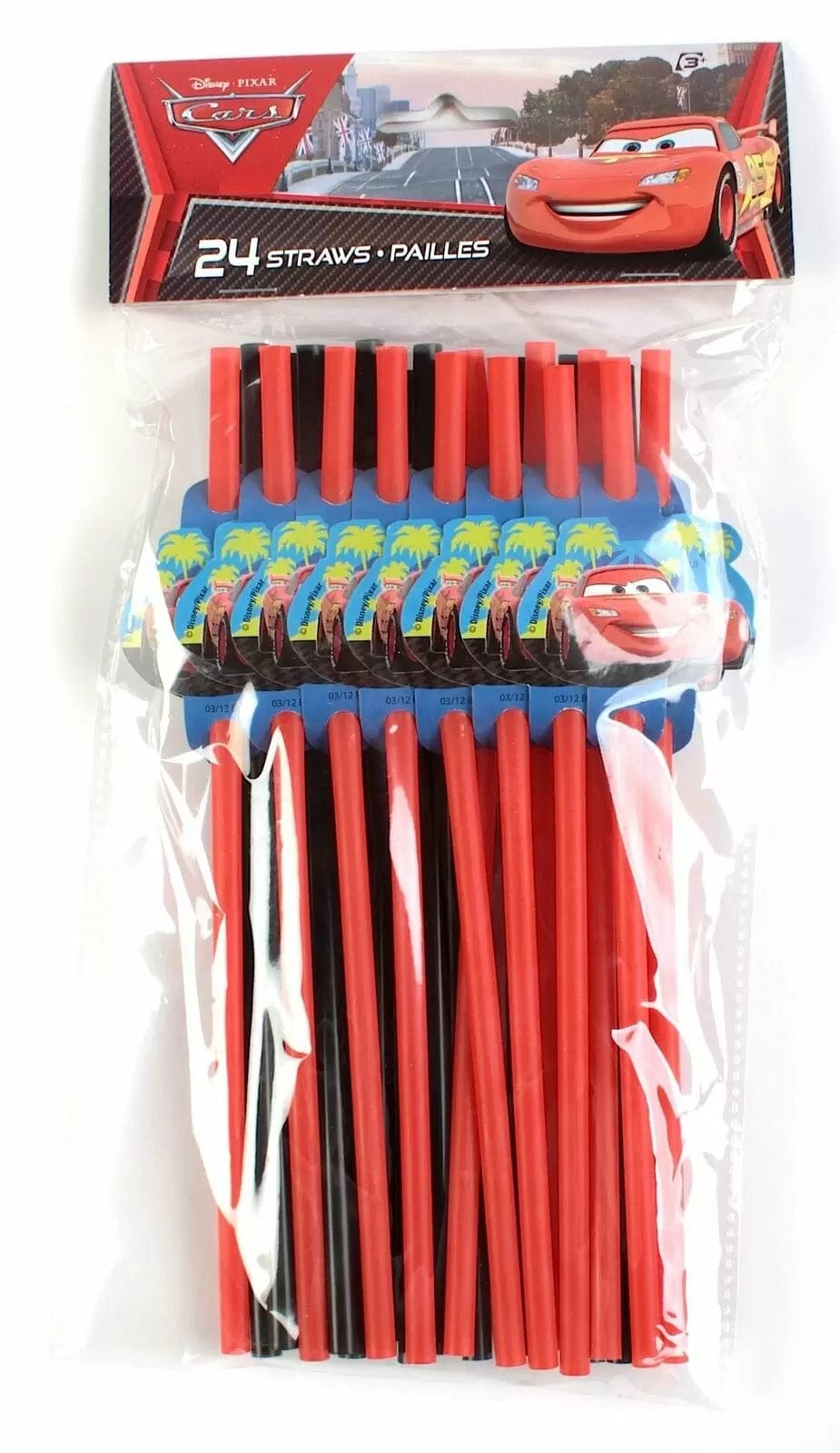 Unique Party Supplies Cars Party Straws (24 count)