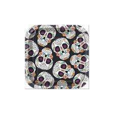 Unique Party Supplies Day Of The Dead 7in Plate (10 count)