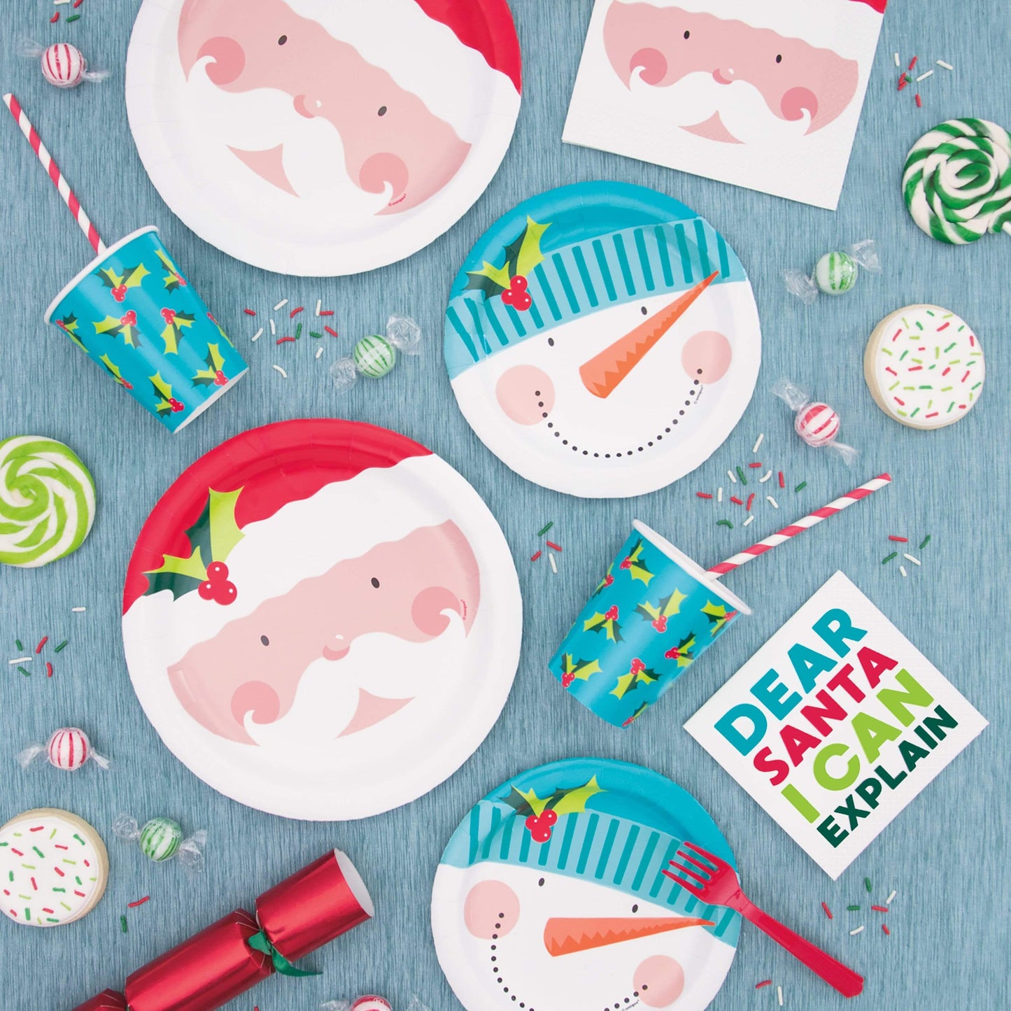Unique Party Supplies Dear Santa I Can Explain Napkins 5″ (16 count)