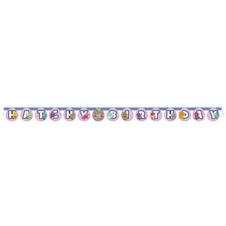 Unique Party Supplies Hatchimals Banner