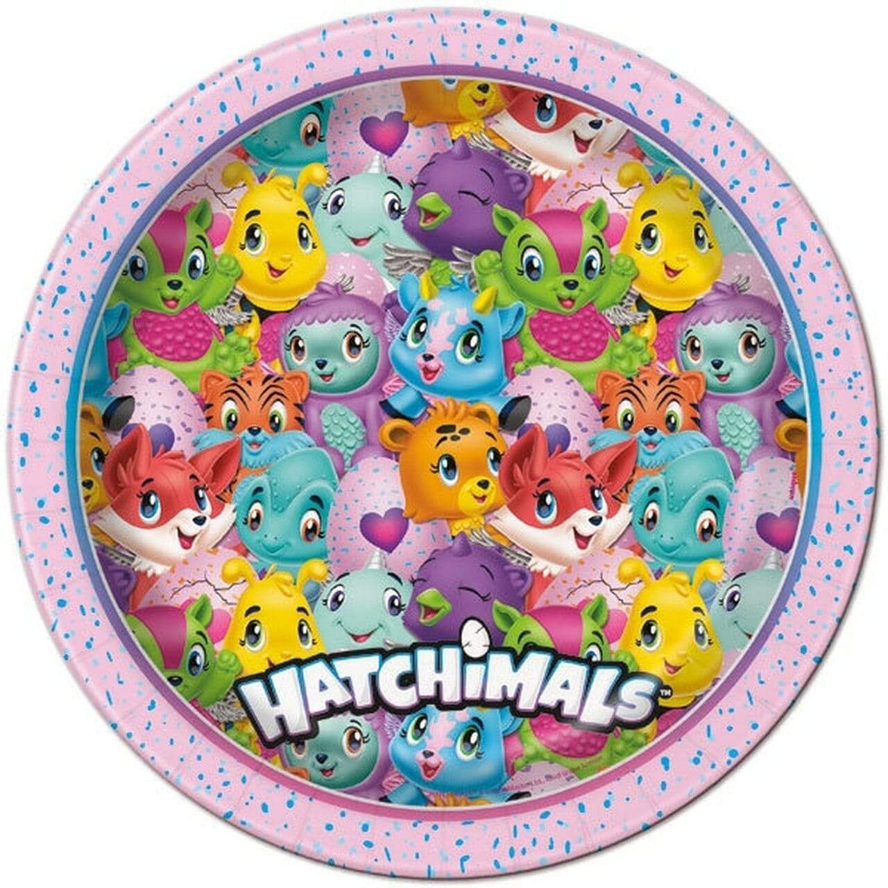 Unique Party Supplies Hatchimals Plates 9″ (8 count)