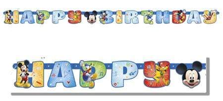 Unique Party Supplies Mickey Mouse Banner