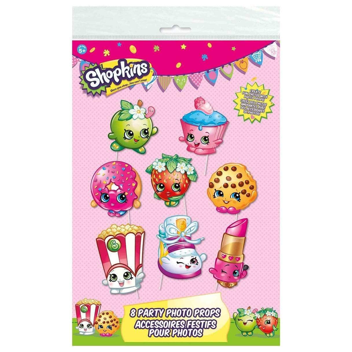 Unique Party Supplies Shopkins Props (8 count)