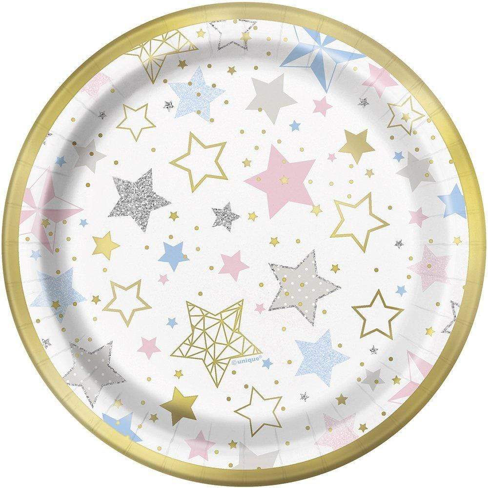 Unique Party Supplies Twinkle Lil Star Plates 7″ (8 count)