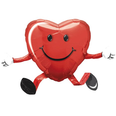 Valentine's Happy Hugs Airwalkers 26″ Foil Balloon by Anagram from Instaballoons