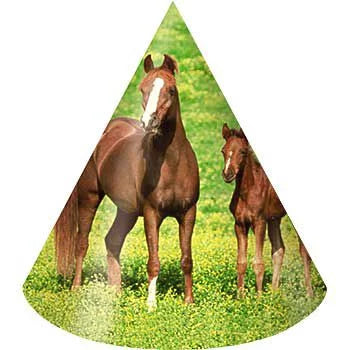 Wild Horses Party Hats Foil Balloons by Convergram from Instaballoons