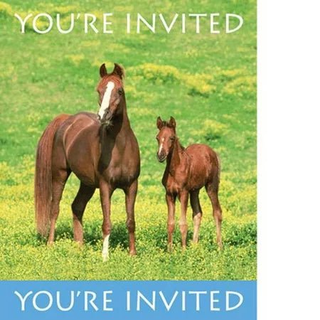 Wild Horses Party Invitations 8ct - Creative Converting