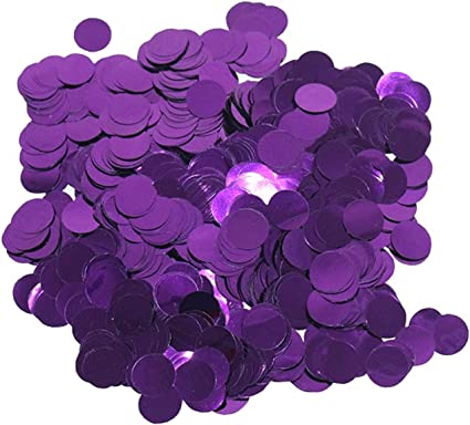 5/8" Foil Confetti - Purple (1oz)