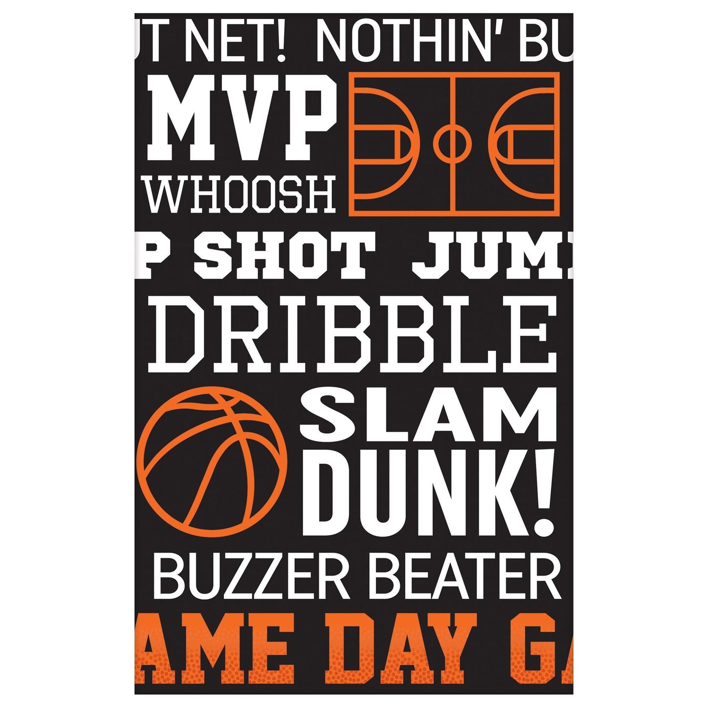 102" Table Cover - Nothin' But Net - Amscan