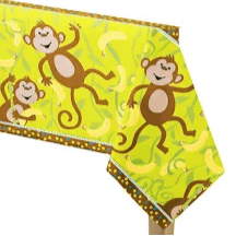 108" Table Cover - Monkeyin' Around - Creative Converting