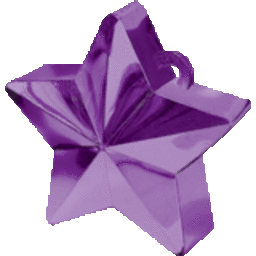 Balloon Star Weight - Purple