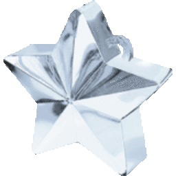 Balloon Star Weight - Silver