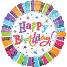 Radiant Birthday 32″ Balloon