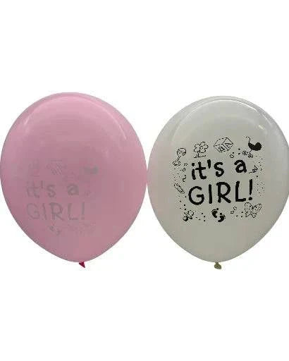 12" Assorted Baby Shower (12 bags/8ct-10ct per pack) - Winntex