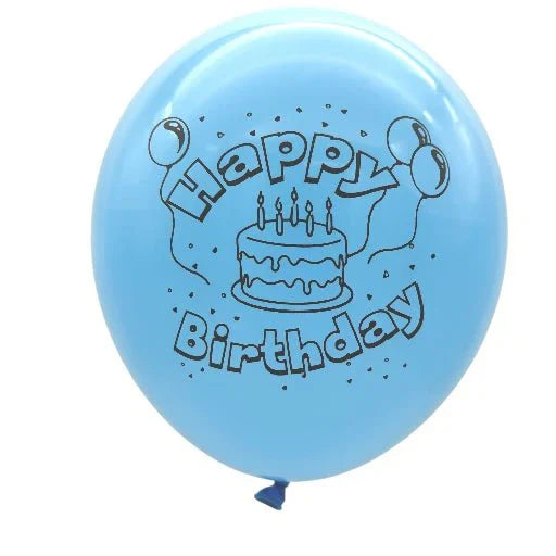 12" Happy Birthday (12 Bags of 8ct-10ct) - Winntex
