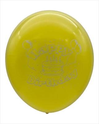 12" Happy Birthday (12 Bags of 8ct-10ct) - Winntex