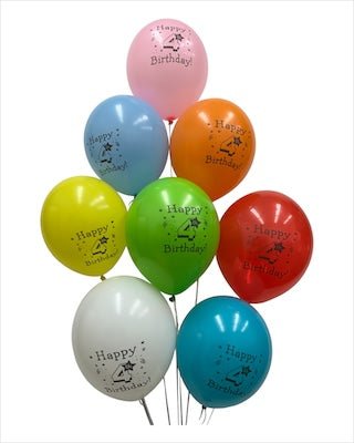 12" Happy Birthday (12 Bags of 8ct-10ct) - Winntex