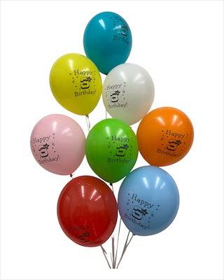 12" Happy Birthday (12 Bags of 8ct-10ct) - Winntex