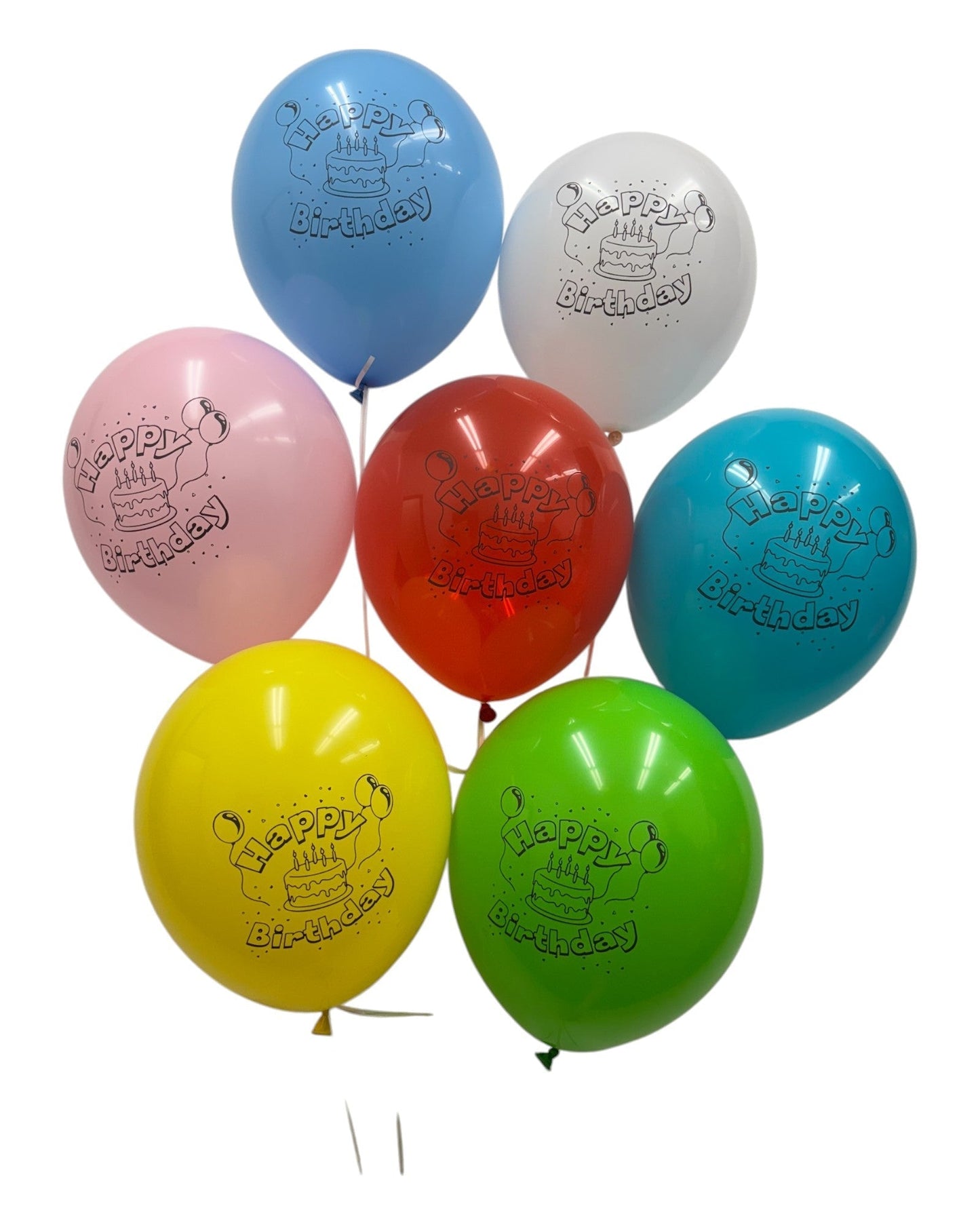 12" Happy Birthday (12 Bags of 8ct-10ct) - Winntex