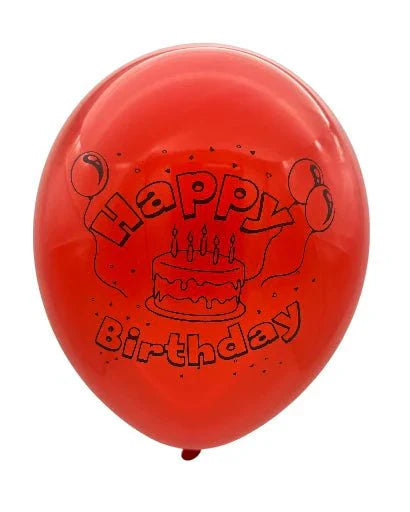 12" Happy Birthday (72ct)
