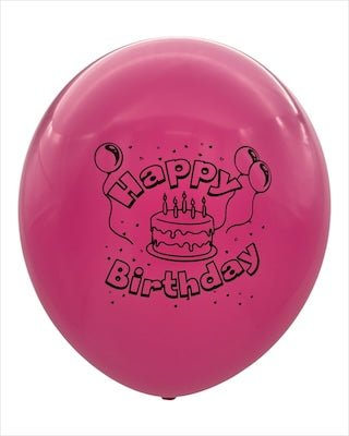 12" Happy Birthday (72ct)