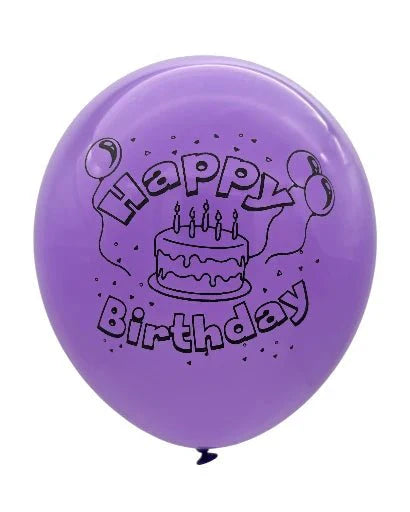 12" Happy Birthday (72ct)