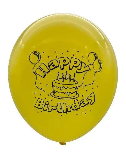 12" Happy Birthday (72ct)