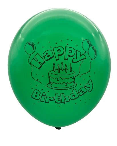 12" Happy Birthday (72ct)