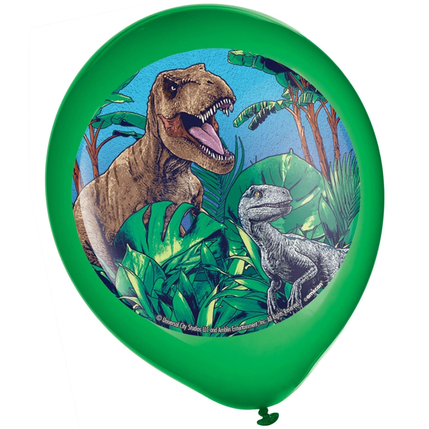 12" Jurassic World Into the Wild (6ct) - Amscan