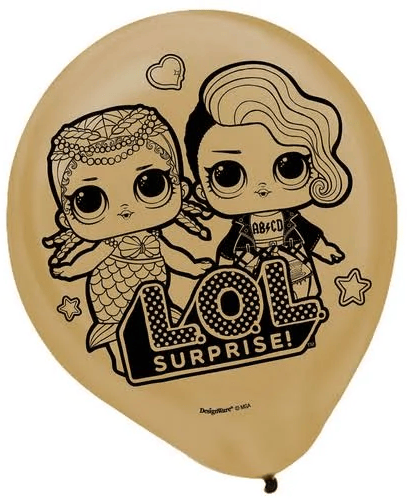 12" LOL Surprise (6ct) - Amscan