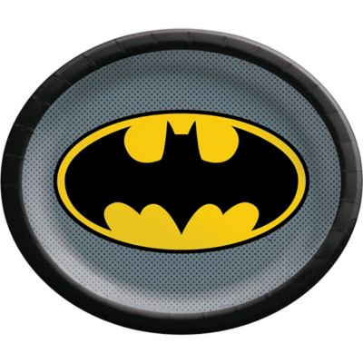 12" Paper Plates - Batman (8ct) - Amscan