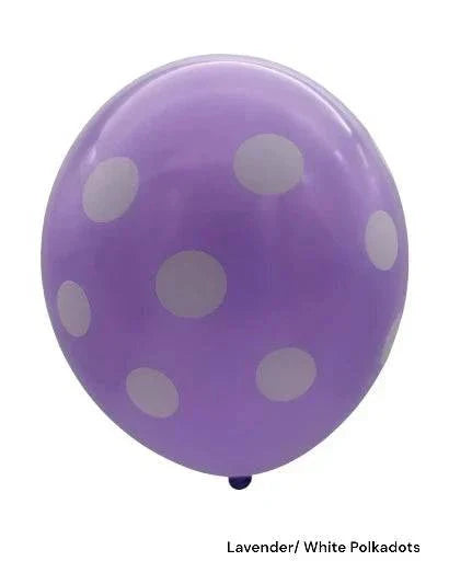 12" Polka Dots (12 packs/8ct) - Winntex