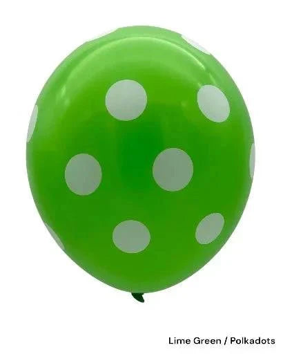 12" Polka Dots (12 packs/8ct) - Winntex