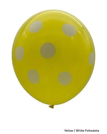 12" Polka Dots (12 packs/8ct) - Winntex