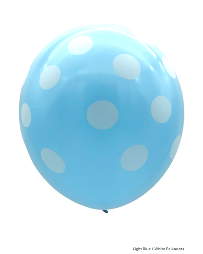 12" Polka Dots (72ct) - Winntex