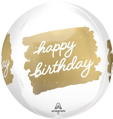 15" Orbz - Happy Birthday Golden Age - Anagram