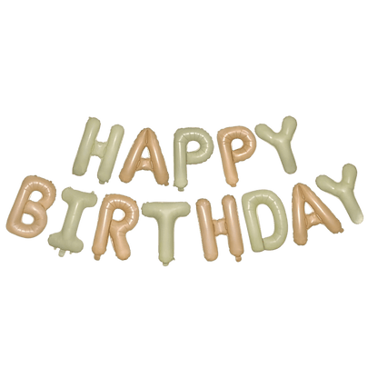 16" Balloon Banner - Happy Birthday - Winner Party