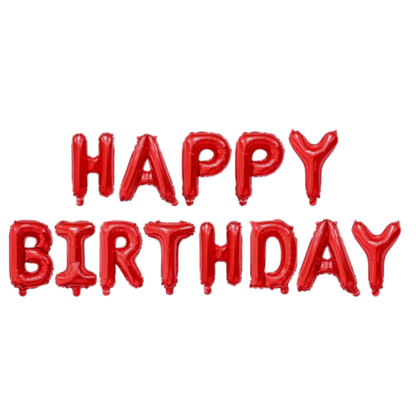 16" Balloon Banner - Happy Birthday - Winner Party